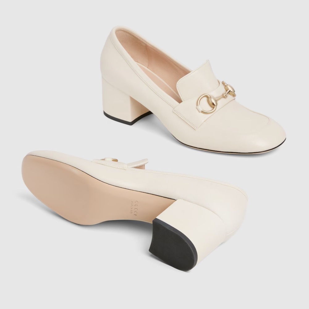 GUCCI Lady Horsebit leather loafer- new in box never worn. size 40